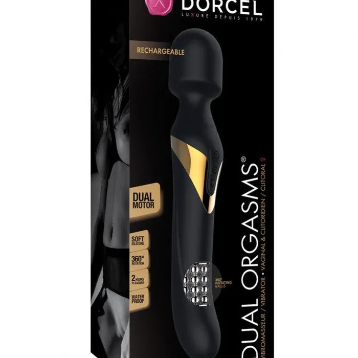 Dorcel Vibrators | Dorcel - Dual Orgasms - Roterende Wand Vibrator - Dubbelzijdig te Gebruiken