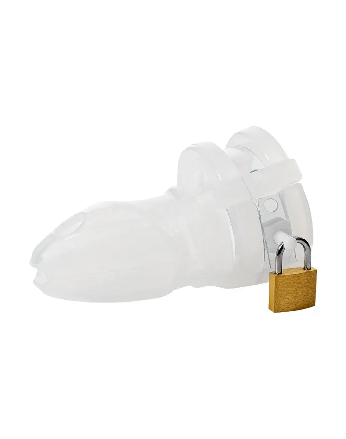 Male Sex Toys | Rimba Rimba Toys - P-Cage PC05 - Siliconen Kuisheidskooi - Peniskooi - Chastity - Transparant