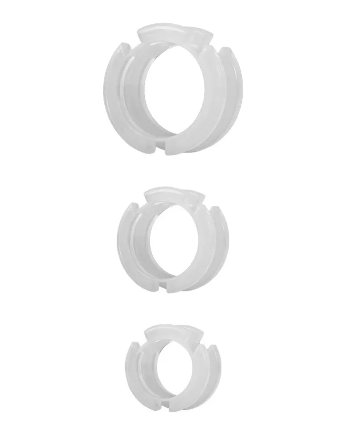 Male Sex Toys | Rimba Rimba Toys - P-Cage PC05 - Siliconen Kuisheidskooi - Peniskooi - Chastity - Transparant