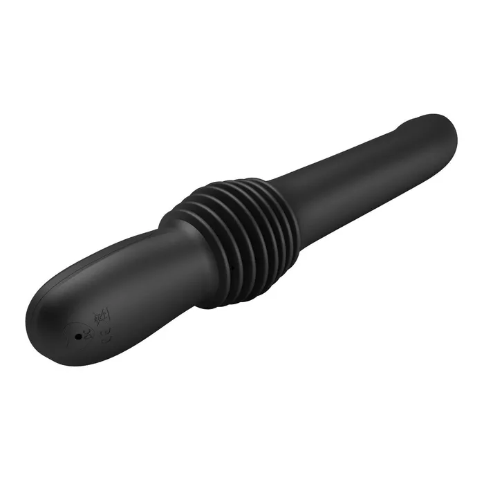 Pazuzu Vibratore Up & Down espandibile di 7 cm con 3 diverse intensità - Nero, Silicone, Ricaricabile | Pretty Love Female Sex Toys