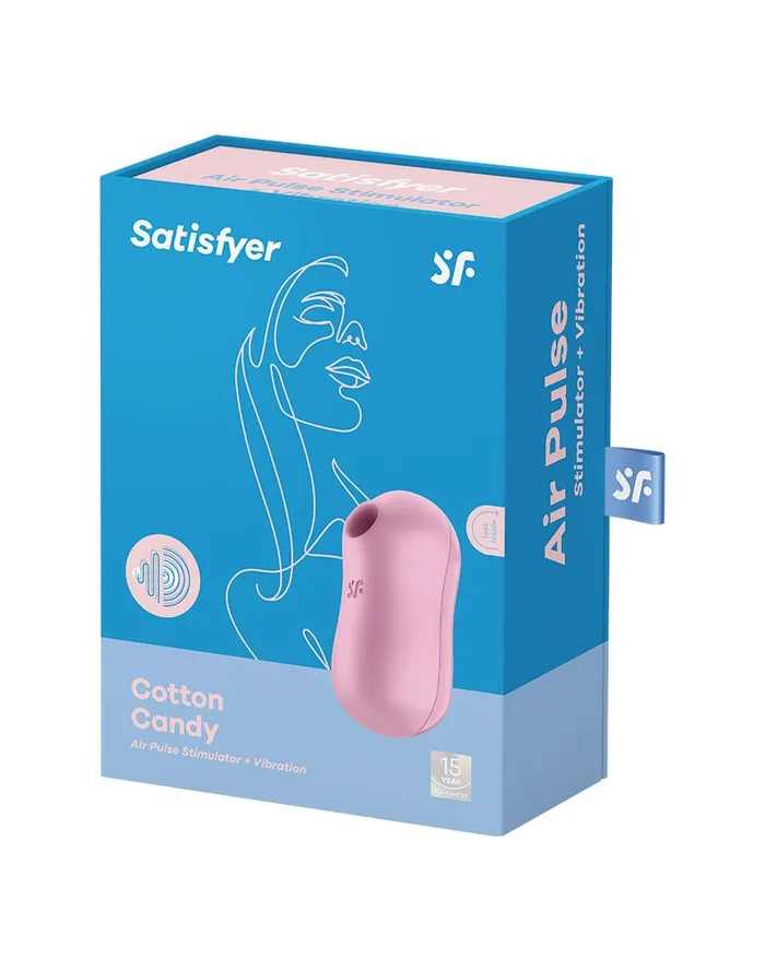 Satisfyer - Cotton Candy - Luchtdruk Vibrator - Lila | Satisfyer Vibrators