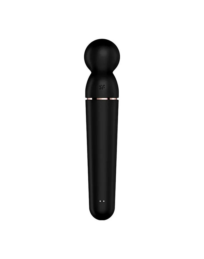 Satisfyer Vibrators | Satisfyer - Planet Wand-er - Wand Vibrator - Zwart & Rosé Goud