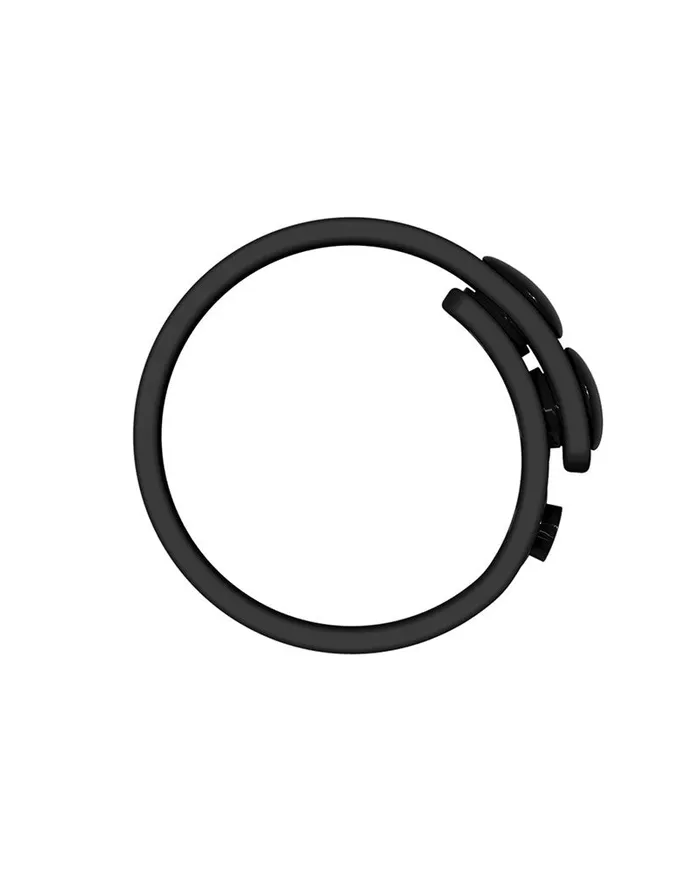 Vibrators | Love to Love Love to Love - Hero - Verstelbare Siliconen Cockring - Zwart
