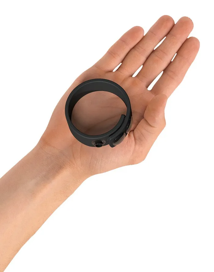 Vibrators | Love to Love Love to Love - Hero - Verstelbare Siliconen Cockring - Zwart