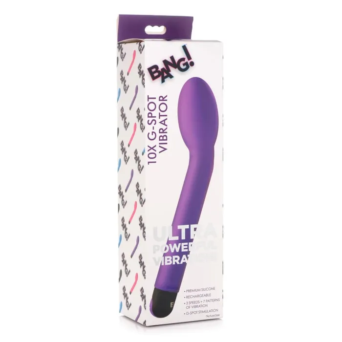 10x G-Spot Vibrator - Purple | Xr Brands Bang Vibrators 10x G-Spot Vibrator - Purple | Xr Brands Bang Vibrators