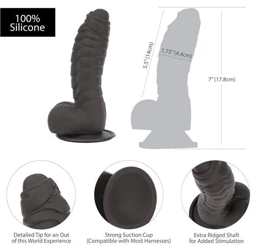 Addiction 100% Ribbed Silicone Dildo Ben 7
