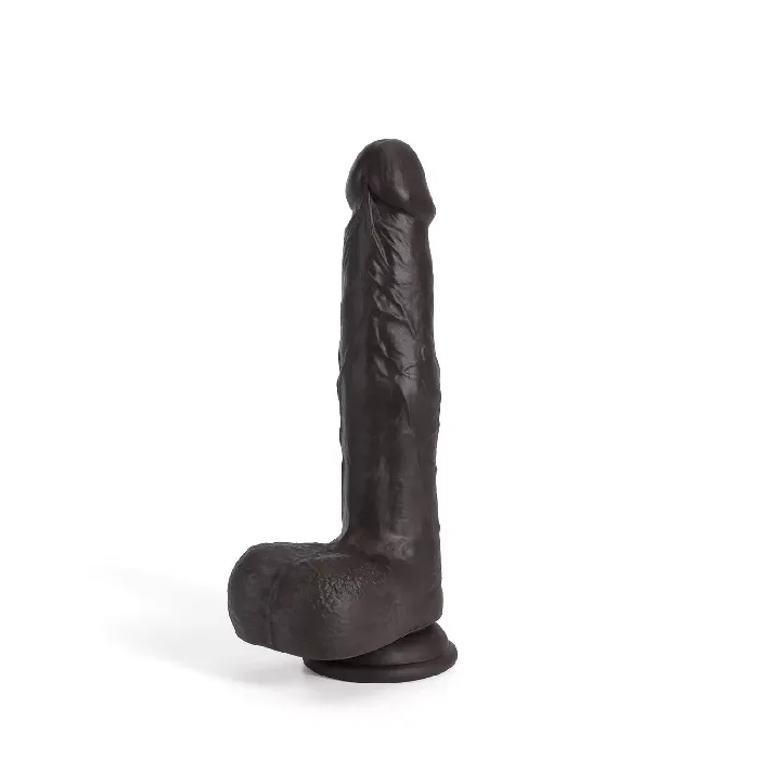 Anal Playfulsextoy Fitz Thrusting Vibrating Black Dildo 8 Inch