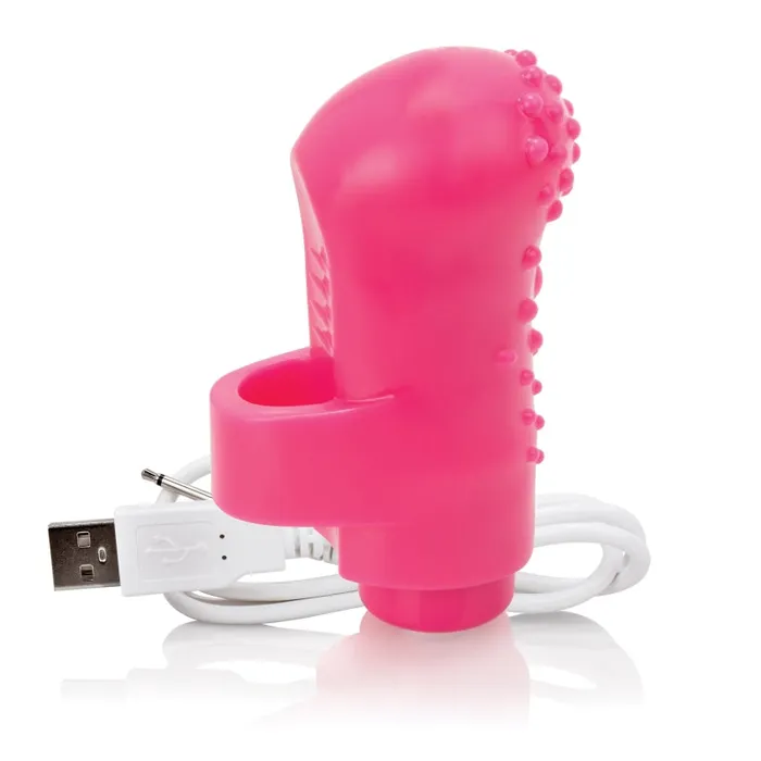 Charged Fingo Rechargeable Finger Vibe - Pink | Screaming O Vibrators Charged Fingo Rechargeable Finger Vibe - Pink | Screaming O Vibrators
