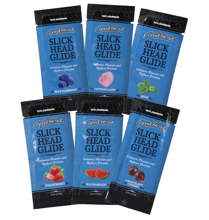 Doc Johnson Enhancers Goodhead Slick Head Glide 6 Pack 024 Oz