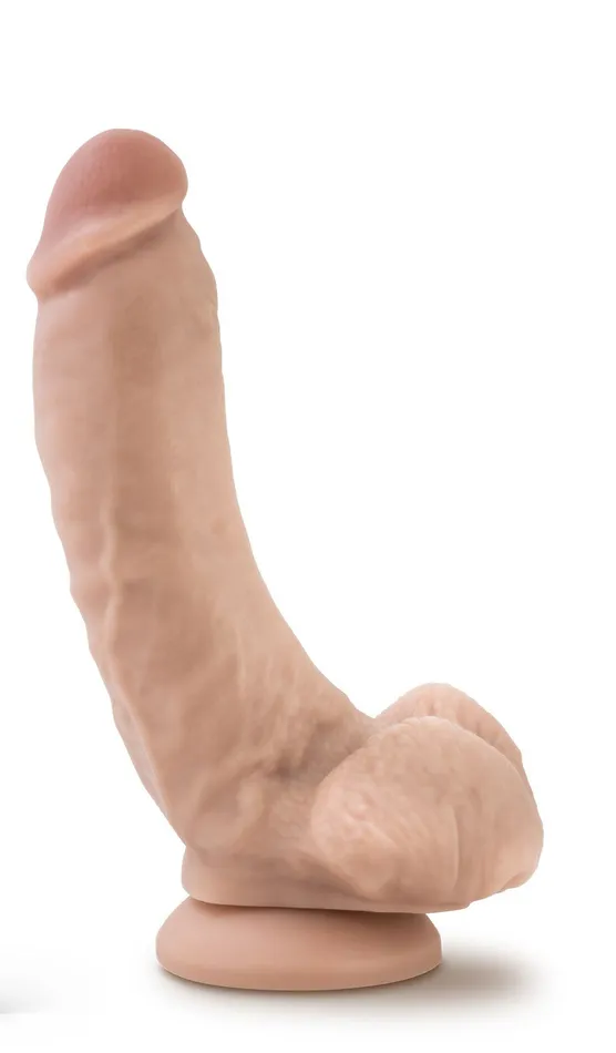 Dr Skin Mr Mayor 9 Inch Dildo With Balls Beige Blush Dildos