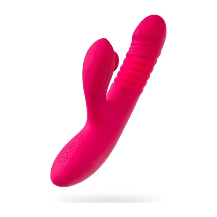 Female Sex Toys JOS Seri Thrusting Vibrator with Clitoral Stimulator JOS