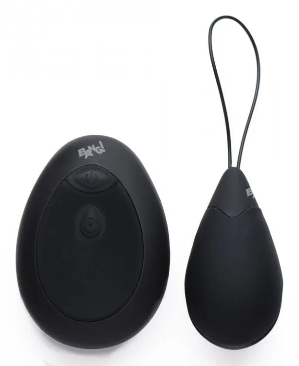 Female Sex Toys XR Brands Bang 10x Vibrating Silicone Egg W Remote
