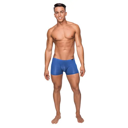 Male Power Lingerie Anal Male Power Seamless Sleek Short Blue Sheer Pouch Medium Male Power Lingerie Anal Male Power Seamless Sleek Short Blue Sheer Pouch Medium
