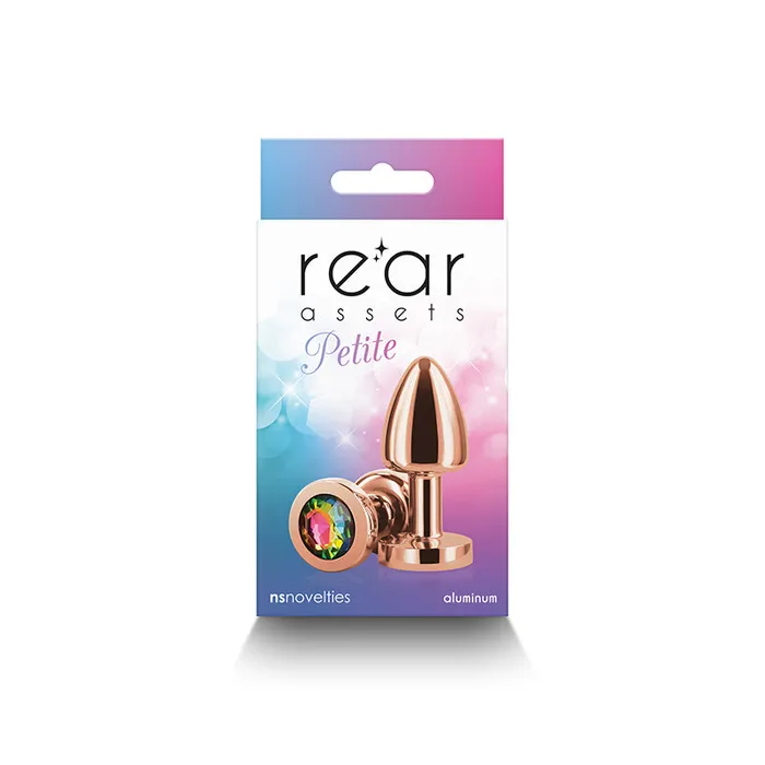 NS Novelties Female Sex Toys | Rear Assets Petite - Rose Gold with Rainbow Gem-(nsn-0966-29) NS Novelties Female Sex Toys | Rear Assets Petite - Rose Gold with Rainbow Gem-(nsn-0966-29)