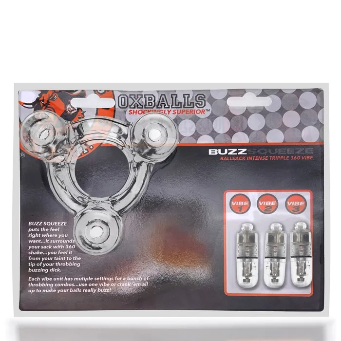 Oxballs Dildos | Buzz Squeeze - Clear Oxballs Dildos | Buzz Squeeze - Clear