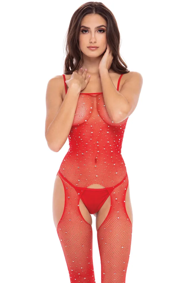 René Rofé Sparkle Crotchless Body Stocking O/s | Female Sex Toys René Rofé Sparkle Crotchless Body Stocking O/s | Female Sex Toys