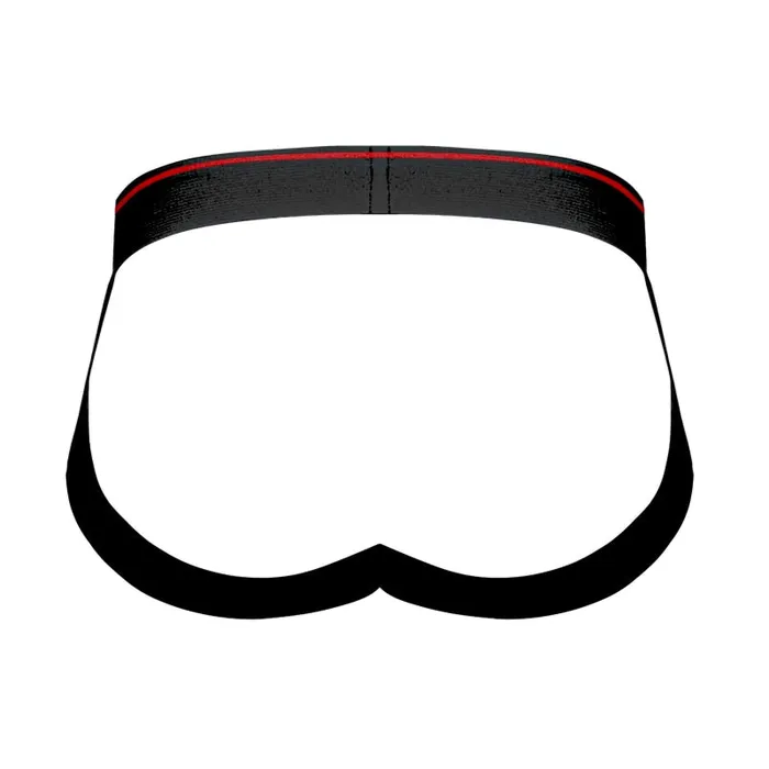 Retro Sport Panel Jock - S/ M - Black/ Red | Male Power Anal Retro Sport Panel Jock - S/ M - Black/ Red | Male Power Anal