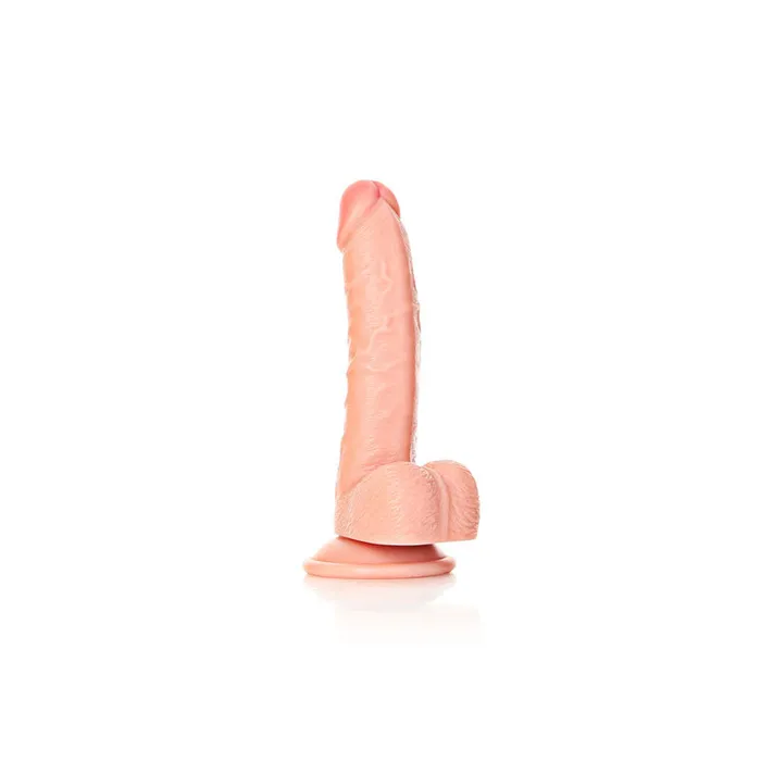 Shots Toys Female Sex Toys | REALROCK Realistic Regular Curved Dong with Balls - 18 cm-(rea122fle) Shots Toys Female Sex Toys | REALROCK Realistic Regular Curved Dong with Balls - 18 cm-(rea122fle)