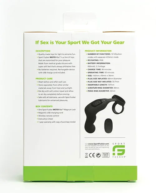 Sport Fucker Motovibe Magnum Lock - Black | 665 Anal