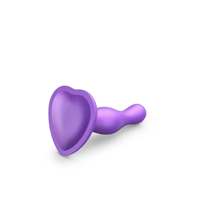 Strap-On-Me Strap-On-Me Curvy Plug Dildo Metallic Purple - Large | Female Sex Toys
