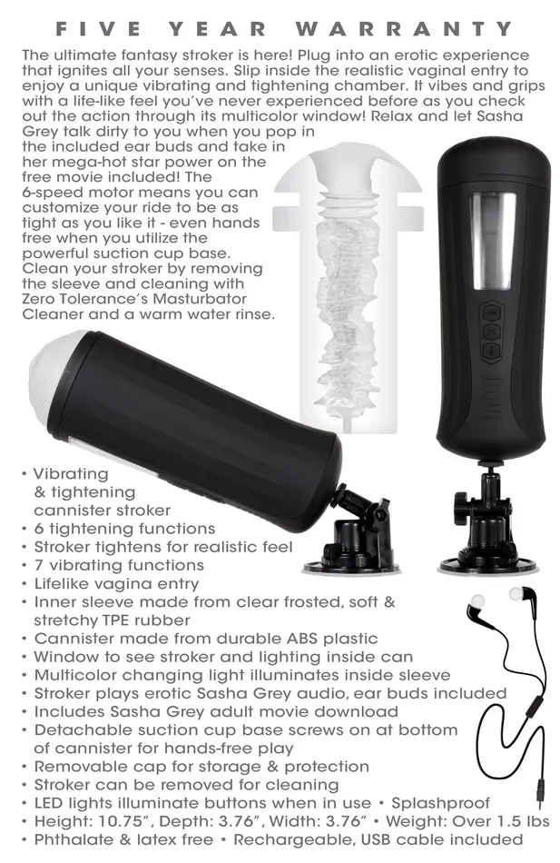 Vibrators | Zero Tolerance Sasha Grey's Girlfriend Experience