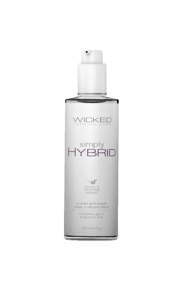 Wicked Sensual Care Lubricants Simply Hybrid Fragrance Free Lubricant 4 Fl Oz Wicked Sensual Care Lubricants Simply Hybrid Fragrance Free Lubricant 4 Fl Oz