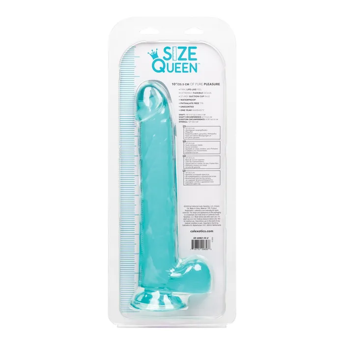 Anal CalExotics Size Queen 10 Inch Blue