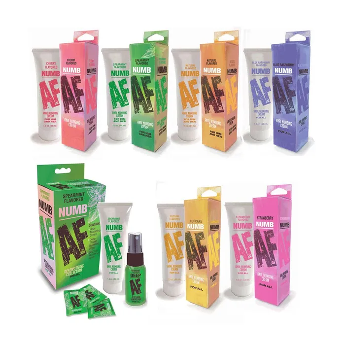 Anal Little Genie Numb AF Strawberry Flavoured Anal Numbing Cream 44 ml Tube Anal Little Genie Numb AF Strawberry Flavoured Anal Numbing Cream 44 ml Tube