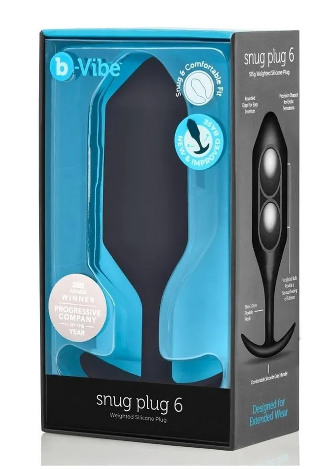 bVibe BVibe Snug Plug 6 Silicone Weighted Anal Plug Anal