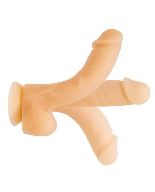 BMS Female Sex Toys BMS Factory Addiction David Posable DualDensity Silicone Dildo with Suction Cup