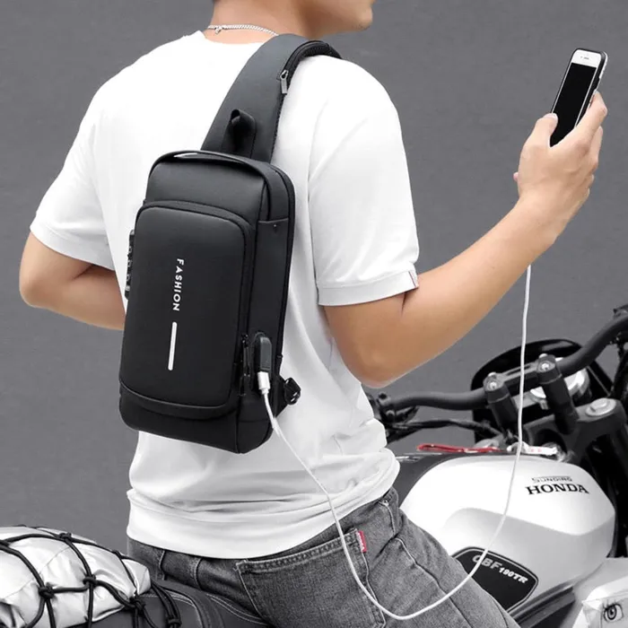 Cross Body Antitheft Shoulder Bag with Lock Yellow Pandora Female Sex Toys
