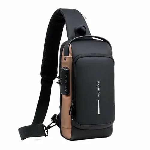 Cross Body Antitheft Shoulder Bag with Lock Yellow Pandora Female Sex Toys