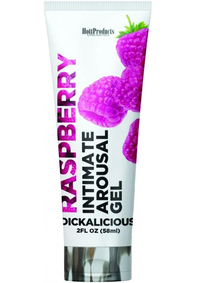 Dickalicious Penis Arousal Gel 2oz Raspberry Hott Products Enhancers