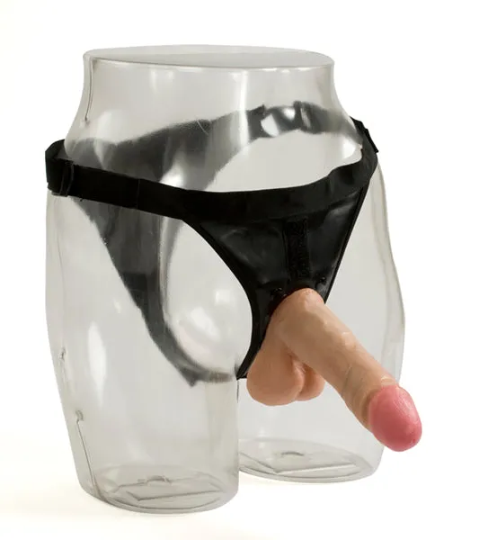 Dildos VacULock Ultra Harness 2 Set 2 w6 inch Realistic Dong Powder