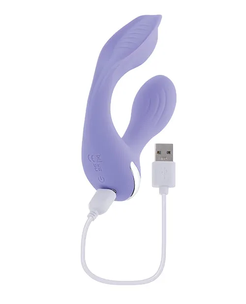 Evolved Every Way Play Remote Controlled Rabbit Vibrator Lilac Evolved Novelties INC Vibrators