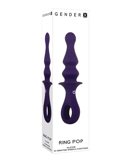 Evolved Novelties INC Vibrators Gender X Ring Pop Purple