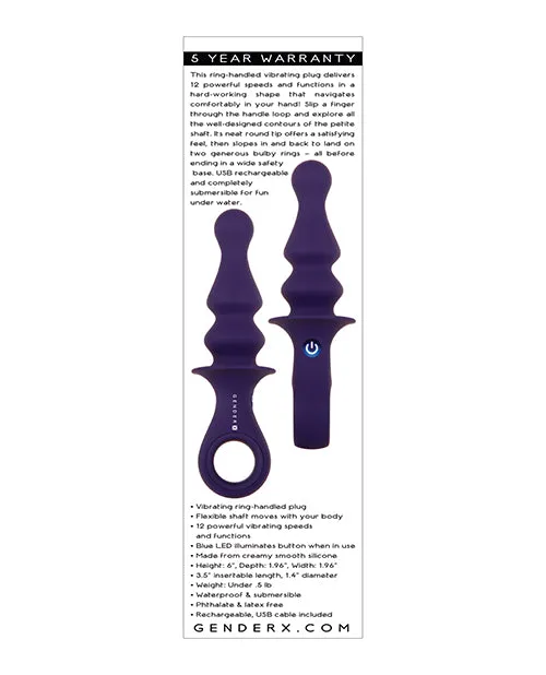 Evolved Novelties INC Vibrators Gender X Ring Pop Purple