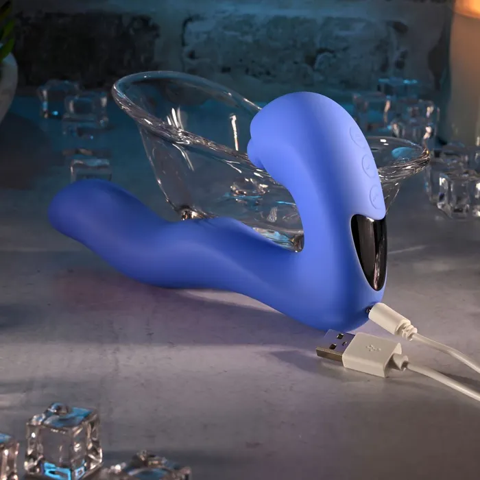 Evolved Vibrators Evolved TAPPITY TAP Purple 166 cm Vibrator with Tapping Stimulator Evolved Vibrators Evolved TAPPITY TAP Purple 166 cm Vibrator with Tapping Stimulator