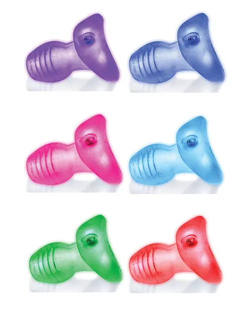 Female Sex Toys Blue Ox Designs LLCDba Oxballs Oxballs Glowhole 1 Hollow Buttplug Wled Insert Small