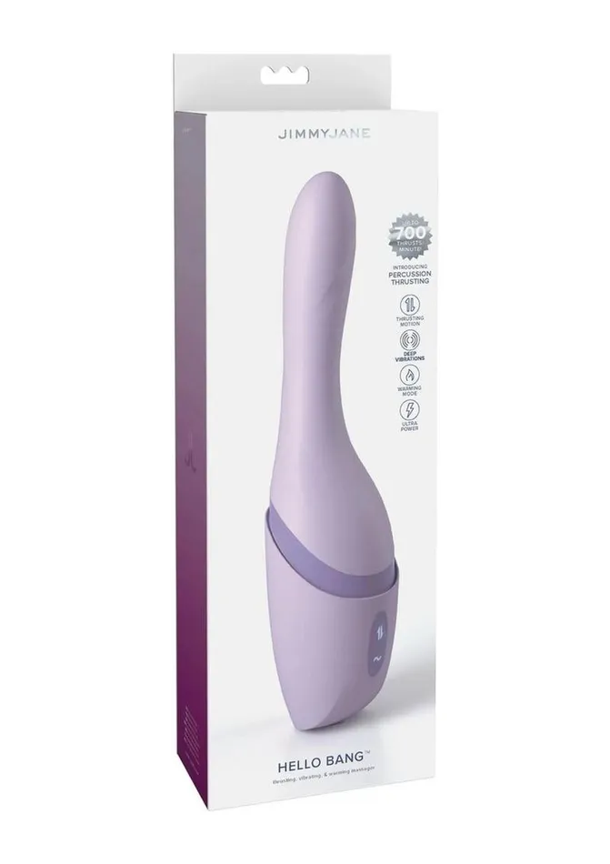 Female Sex Toys Jimmyjane Jimmyjane Hello Bang Rechargeable Silicone Thrusting Vibrator