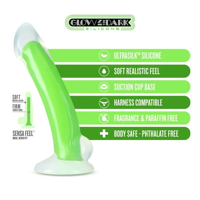 Female Sex Toys Neo Elite Glow Omnia Glow In Dark Green 178 cm Dual Density Dong Blush Novelties Female Sex Toys Neo Elite Glow Omnia Glow In Dark Green 178 cm Dual Density Dong Blush Novelties
