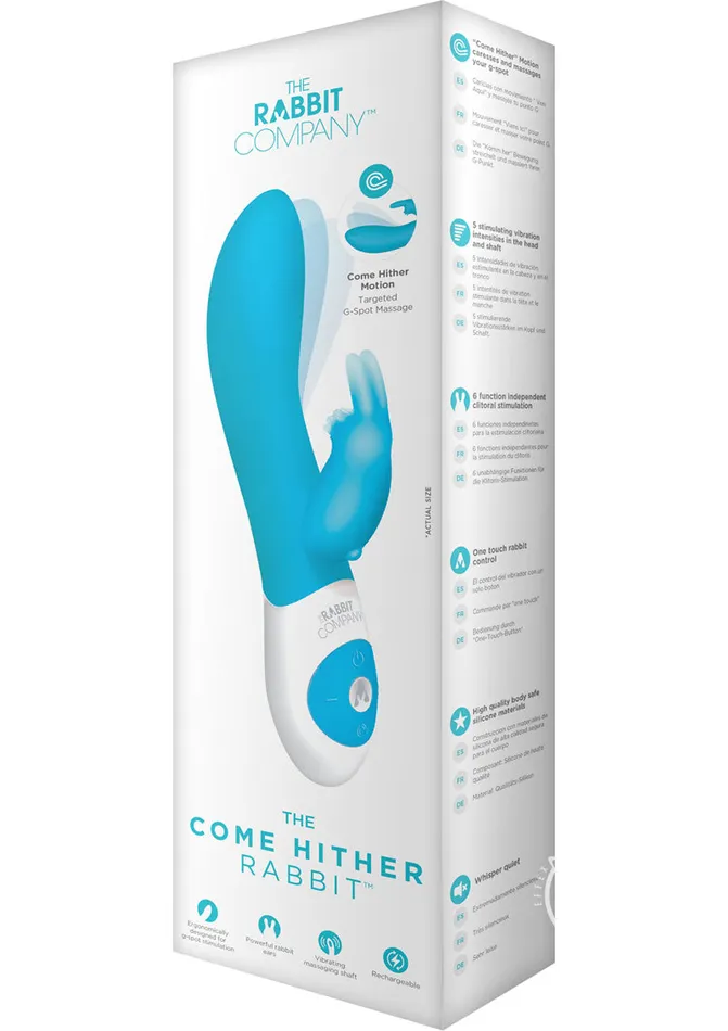 Female Sex Toys The Rabbit Company The Come Hither Rabbit Rechargeable Silicone GSpot Vibrator