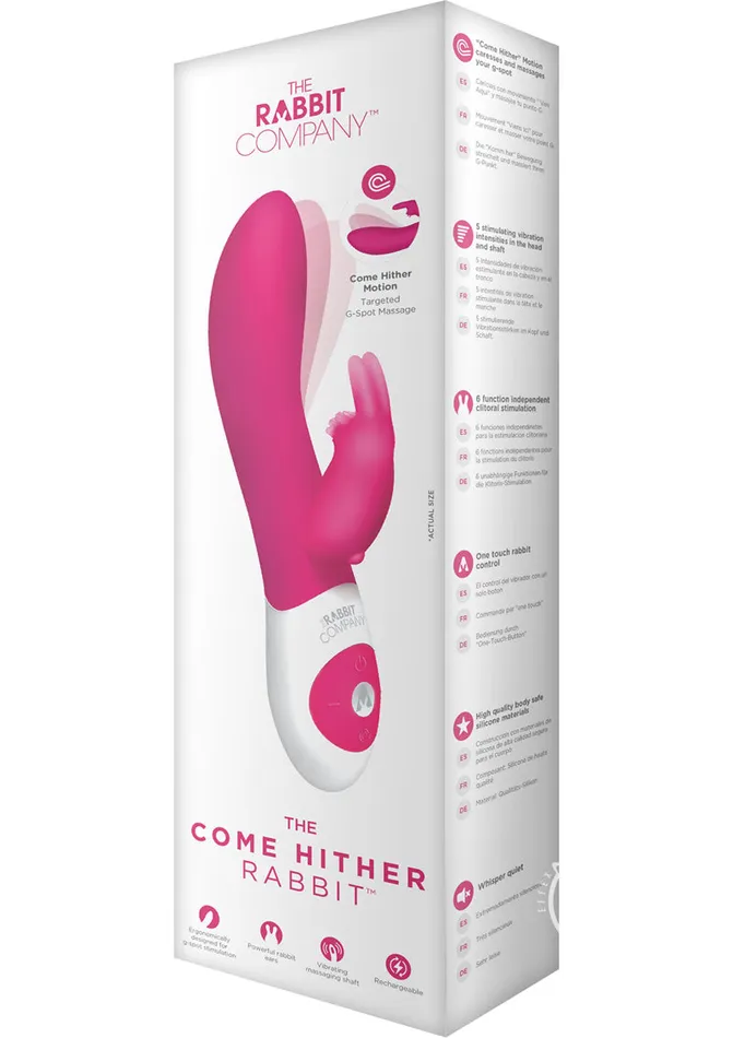 Female Sex Toys The Rabbit Company The Come Hither Rabbit Rechargeable Silicone GSpot Vibrator