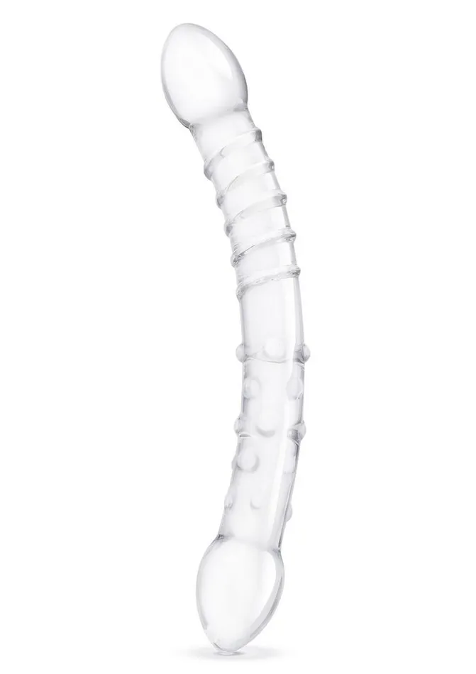 Glas Glas Girthy Double Trouble Glass Dildo Dildos