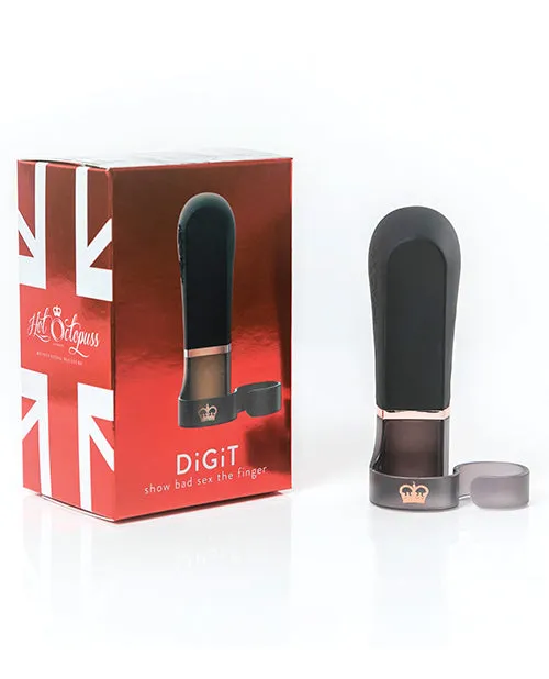 Hot Octopuss Vibrators Hot Octopuss Digit Finger Vibe Black