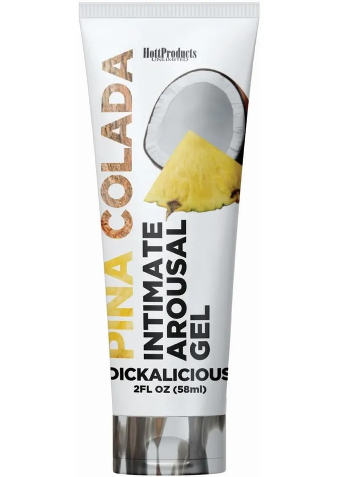 Hott Products Enhancers Dickalicious Penis Arousal Gel 2oz Pina Colada
