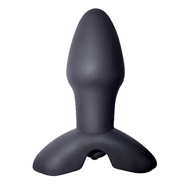 Icon Brands Anal Velvet Plush Silicone Fulfiller Vibrating Plug