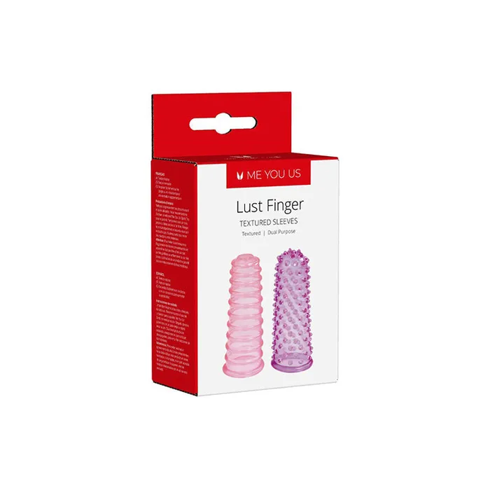 Male Sex Toys Lust Finger Textured Sleeves Me You Us