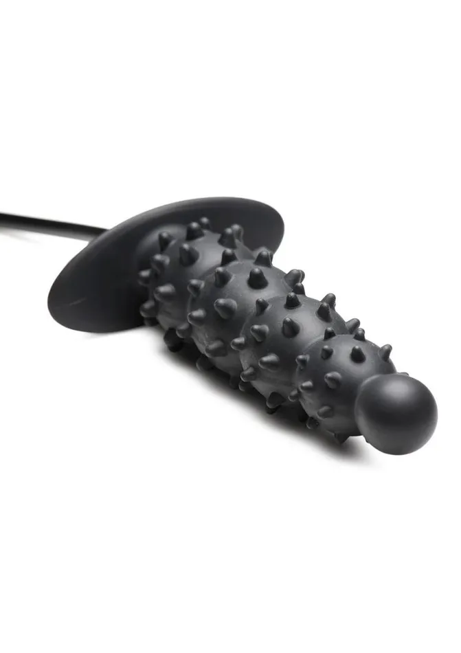 Master Series Male Sex Toys Master Series Ass Puffer Nubbed Inflatable Silicone Anal Plug