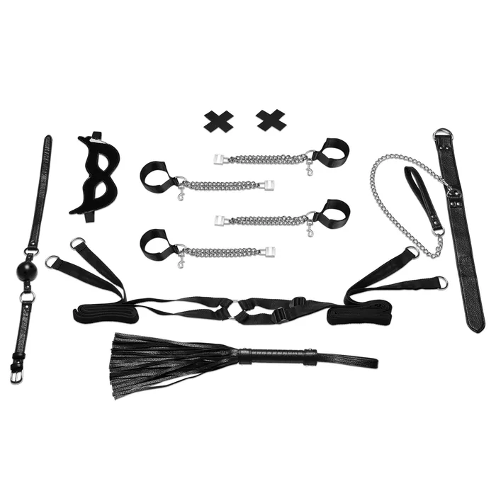 MasterSlave Domination ChainMeUp 6pc Bedspreaders Set Lux Fetish Anal